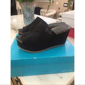 Mad love slip on wedges